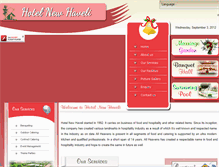 Tablet Screenshot of hotelnewhaveli.com
